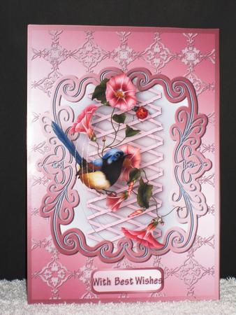 Bird on a Flower Trellis by Wayne Swan