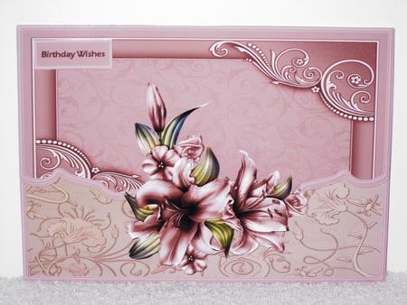 Lily Mock Envelope Card Mini Kit by Wayne Swan
