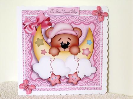 Pink Angel Bear 8x8 Mini Kit by Wayne Swan