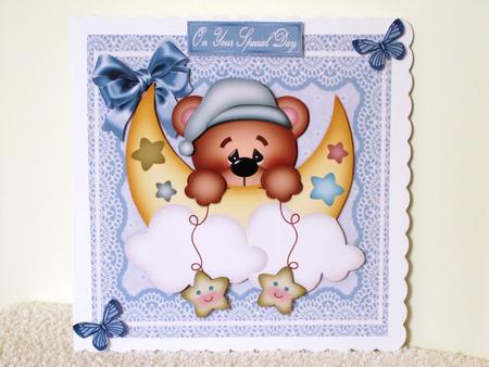 Blue Angel Bear Boy 8x8 Mini Kit by Wayne Swan