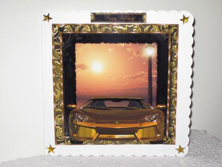 The Gold Sports Car Topper by Wayne Swan