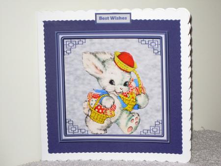 Easter Eggs for You Card with Decoupage by Wayne Swan