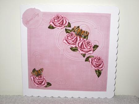 Pink Rose Matching All Occasion Sentiment Label Sheet by Wayne Swan
