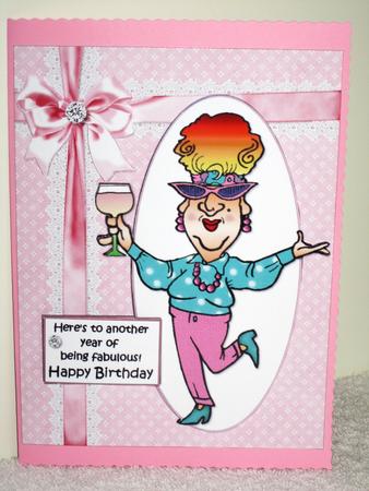 Edna Has Another Fabulous Year Quick Card by Wayne Swan