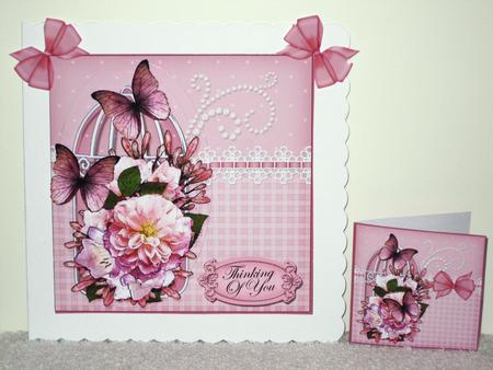 3D Blooms & Butterflies Birdcage Pyramid Card Kit by Wayne Swan