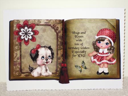 Birthday Girl and Her Dog by Wayne Swan