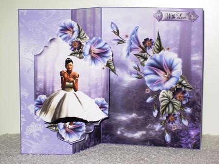 Audrey Enchanted No Holes Fold Card Kit by Wayne Swan