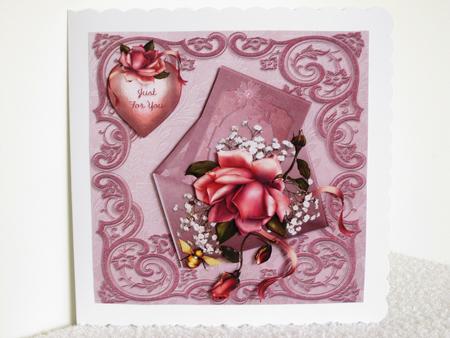 Heart, Rose and Letter by Wayne Swan
