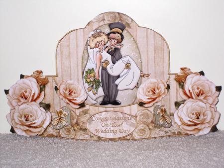 Wedding Push and Pull 3D Card Kit by Wayne Swan