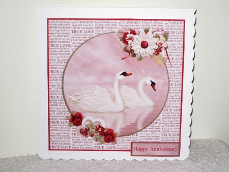 Love & Romance Anniversary Swan Mini Kit & Decoupage by Wayne Swan