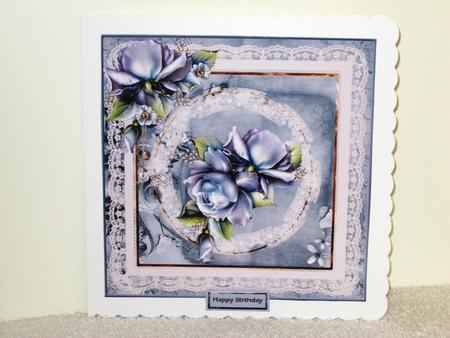 Blue Rose 8x8 Card Mini Kit by Wayne Swan