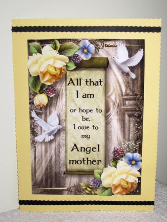 Soft Yellow Roses - My Angel Mother -  by Wayne Swan