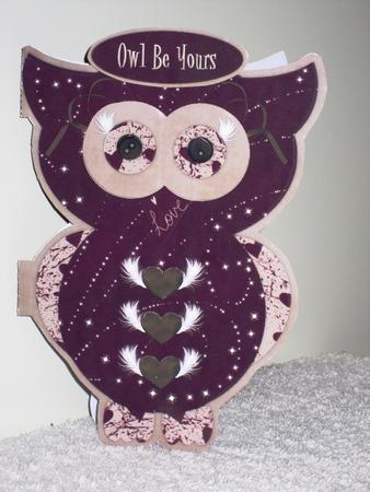 Owl Be Yours Shaped Card Mini Kit by Wayne Swan
