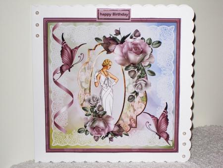 Rose and Elegance 8x8 Card Mini Kit by Wayne Swan