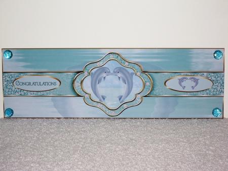 Dolphins Ribbon Sash Dl by Wayne Swan