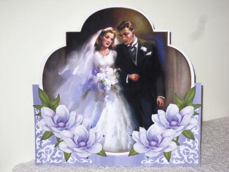 The Very Happy Couple Fancy Over 3D Mini Card Kit by Wayne Swan