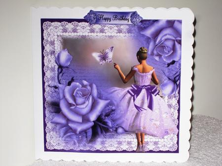 Stunning Lilac Rose and Lace Beauty by Wayne Swan