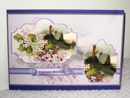 Sunset in the Wood Card with Panel Toppers by Wayne Swan
