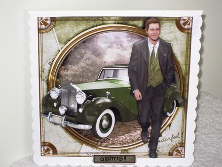 Art Deco Man Antonio (green) Mini Kit by Wayne Swan