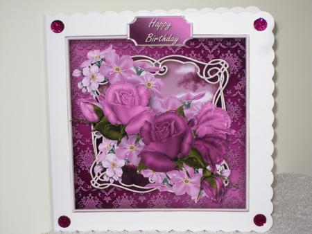 Dusky Roses 7" x 7" Card Mini Kit by Wayne Swan