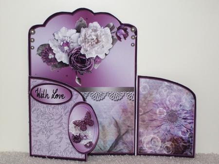Purple Flower Cluster Gatefold Mini Kit by Wayne Swan