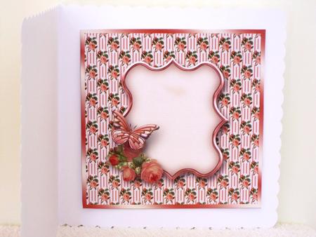 Victorian Flower Basket 7" x 7" Insert by Wayne Swan