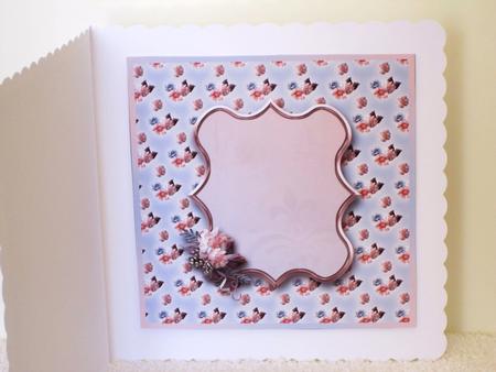 Shabby Chic Flowers 7" x 7" Insert by Wayne Swan