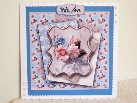 Shabby Chic Flowers 7" x 7" Mini Kit by Wayne Swan