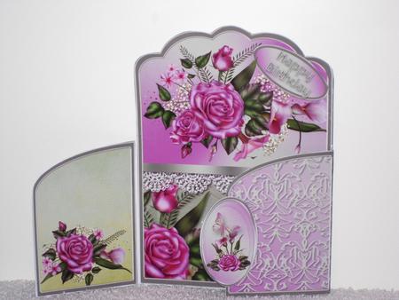 Pink Roses Gatefold Mini Kit by Wayne Swan