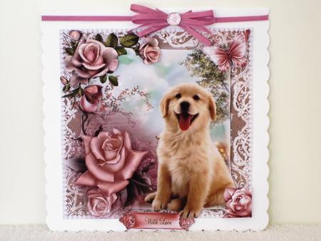 It's a Dogs Life Card Front Kit by Wayne Swan