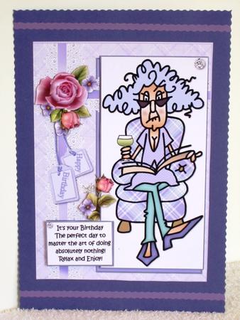 Stella Relax and Enjoy Your Birthday Quick Card by Wayne Swan