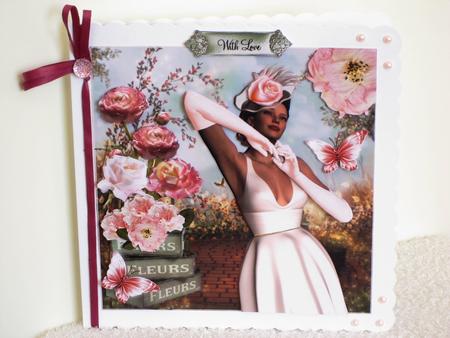 An Afternoon Stroll Card Front Kit by Wayne Swan