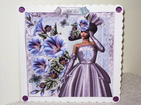 Beautiful Anna Marie Card Front Kit by Wayne Swan