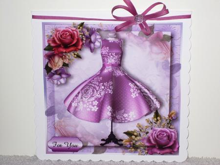 Gorgeous Lilac Dress & Beautiful Belle Roses by Wayne Swan