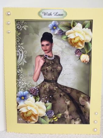 Vintage Beauty with Soft Yellow Roses by Wayne Swan