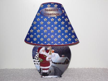 Table Lamp Card Mini Kit - Santa Claus by Wayne Swan