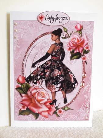 Lady of Fashion with Roses Pyramid by Wayne Swan