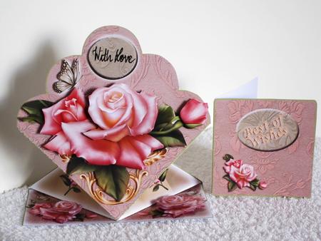 Mini Kit - Scallopped Diamond Fold Spring Card #2 by Wayne Swan