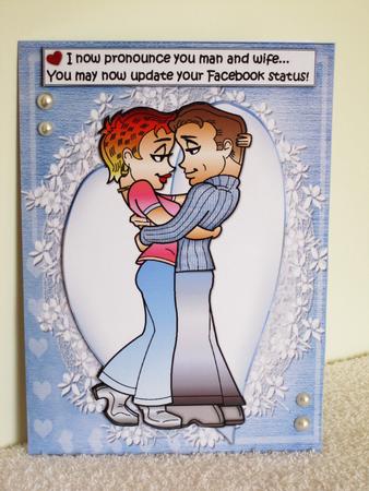 Newlyweds Update Their Status Quick Card by Wayne Swan