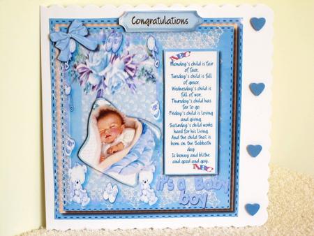 Baby Congratulations It's a Boy by Wayne Swan