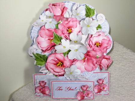 Roses & Posies Stand Alone Easel Kit - Floral Ice by Wayne Swan