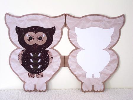 Owl Be Yours Shaped Card Matching Insert by Wayne Swan