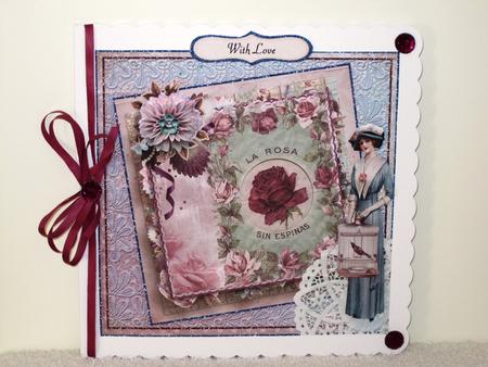 Card Topper with Insert Woman by Wayne Swan