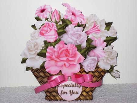 Summer Bouquet Gift Basket Card Mini Kit by Wayne Swan