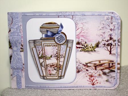 Snowscene Blue Perfume 7x5inch Aperture Card Mini Kit by Wayne Swan