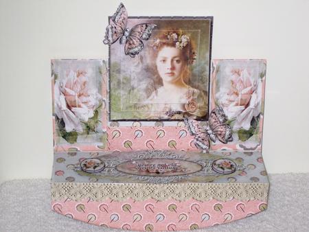 Stepper Shelf Card Lady Rosa by Wayne Swan
