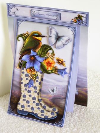 Floral Wellington Boots by Wayne Swan
