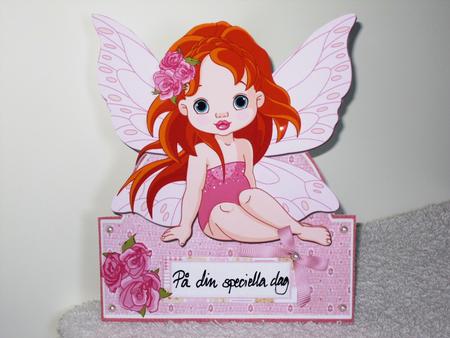 Beautiful Pink Fairy Over the Edge by Wayne Swan