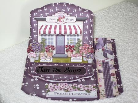 Easel Topper Card Flowers by Wayne Swan