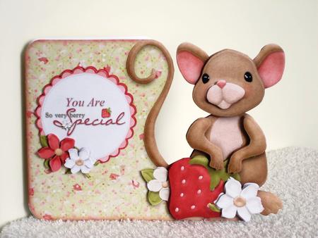 So Very Berry Special Assymetric Shaped Fold Card Kit by Wayne Swan